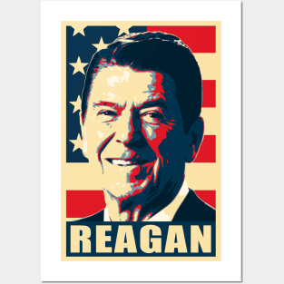 Ronald Reagan Propaganda Poster Art Posters and Art